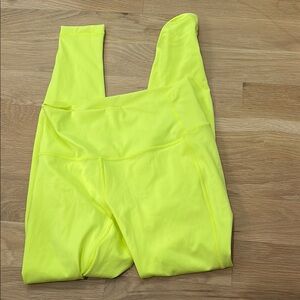 Lululemon Neon Yellow Leggings